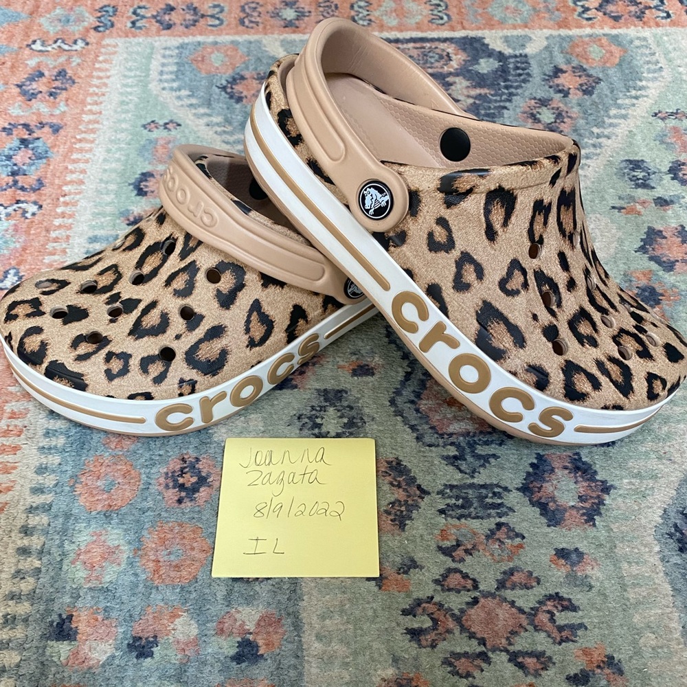 Crocs leopard bayaband clog